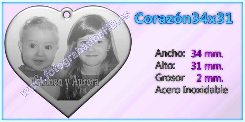 Incluye cadena de bolas de acero de regalo.; Ideal para dos o más fotos en la misma cara.