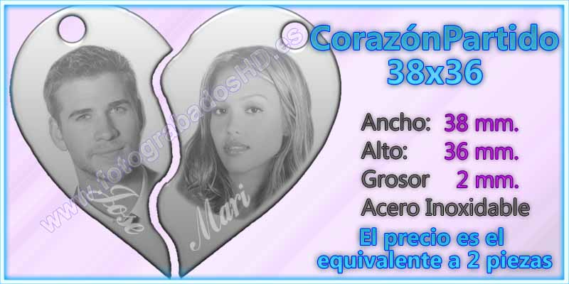 Incluyen cadenas de bolas de acero de regalo.; Para parejas, son dos piezas, un ser amado en cada pieza.